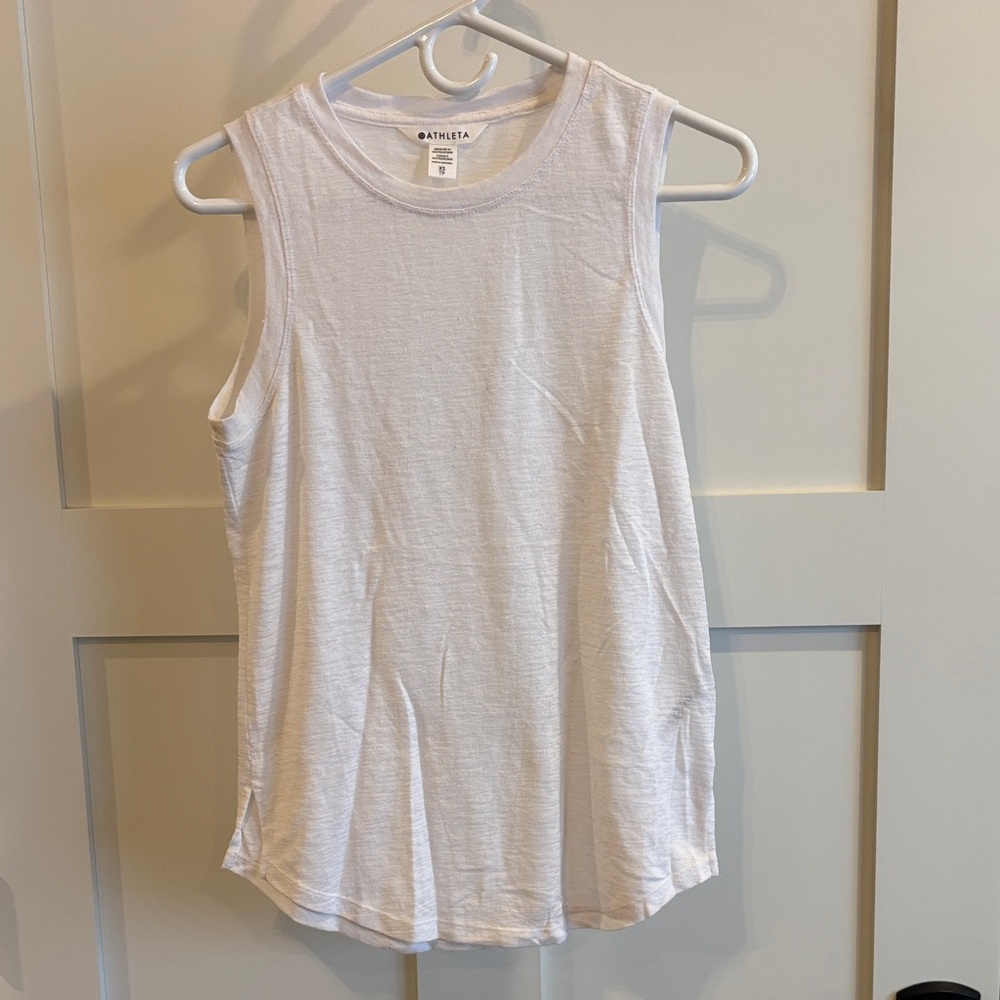 Athleta • slub knit tank top